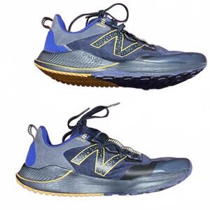 New Balance Nitrel v4 trail running shoes men‎ 11.5 4E navy yellow